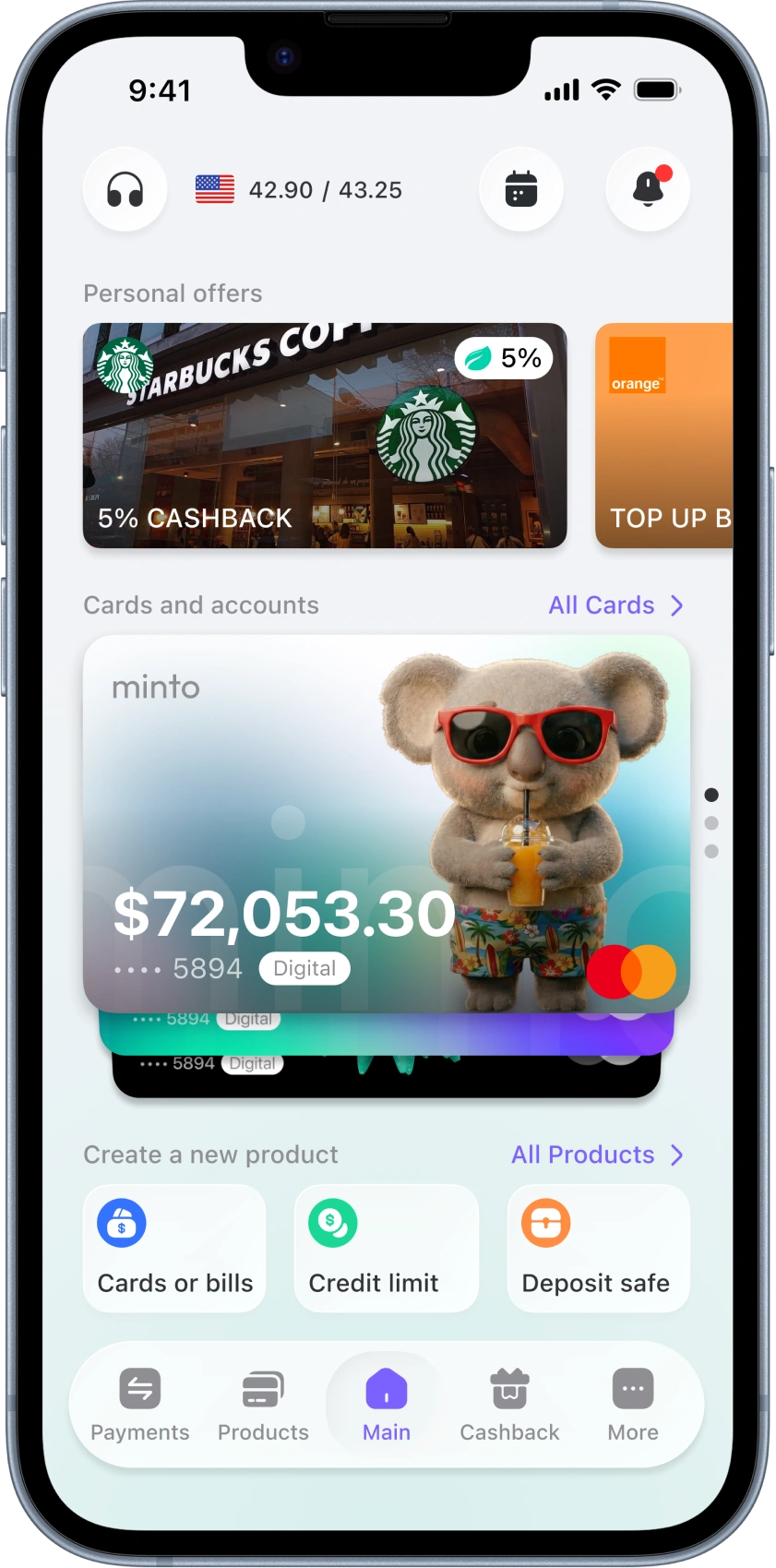 Business screen